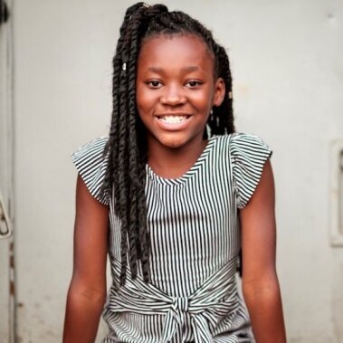 Little girl smiling 