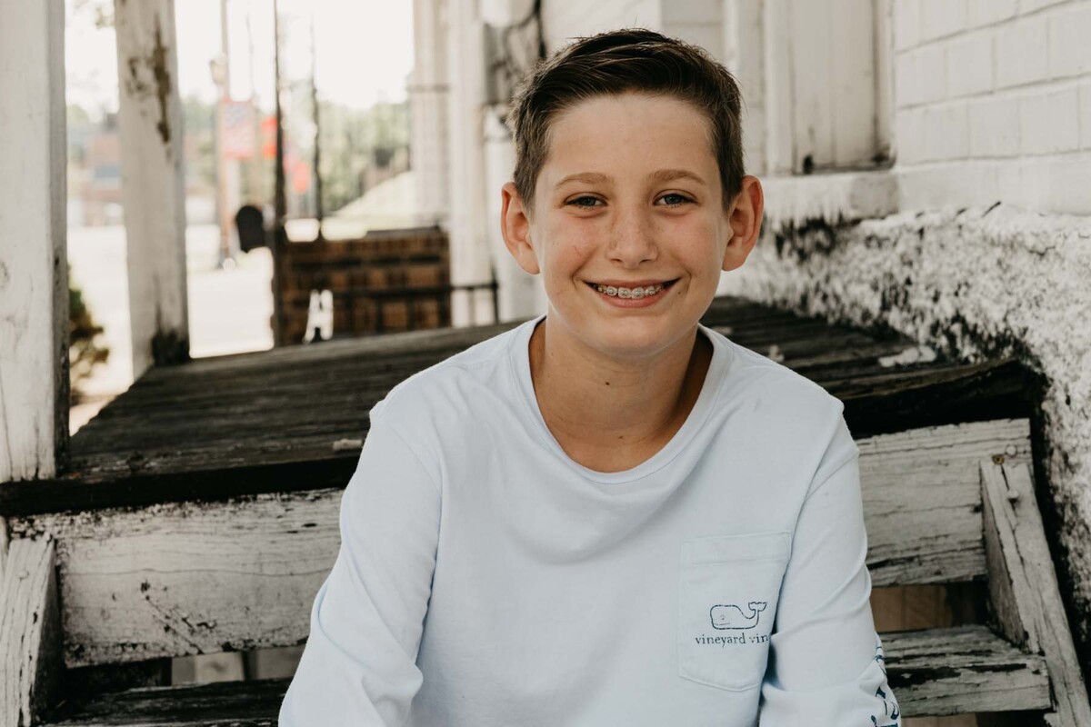Graham smiling